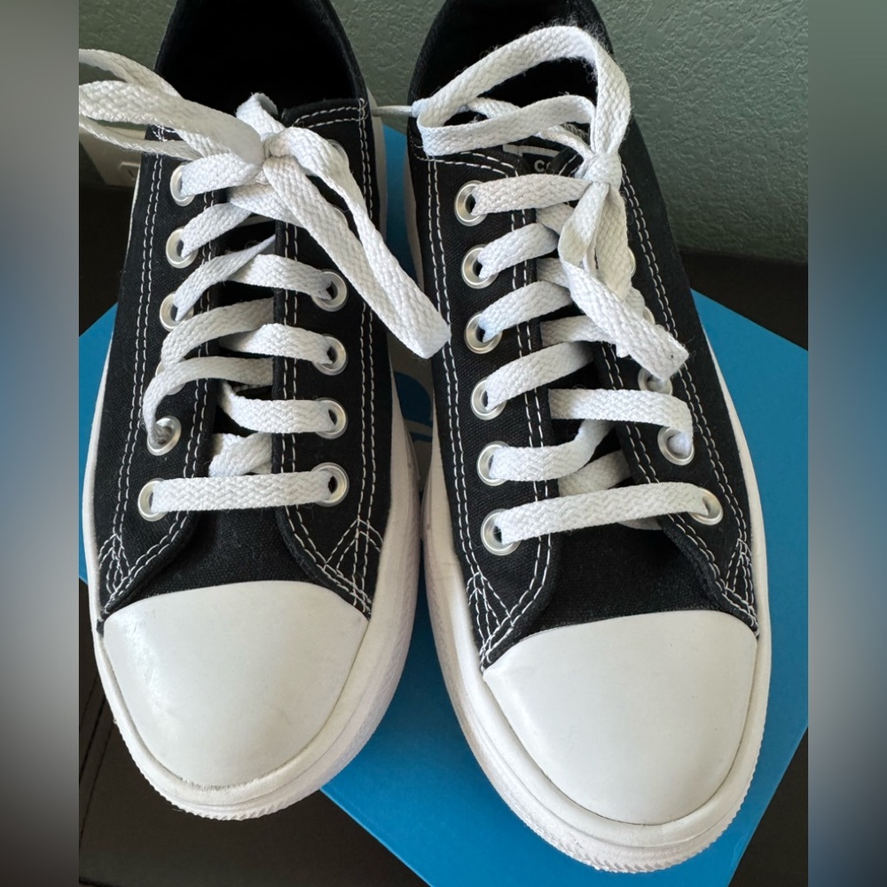 Classic Black and White Sneakers